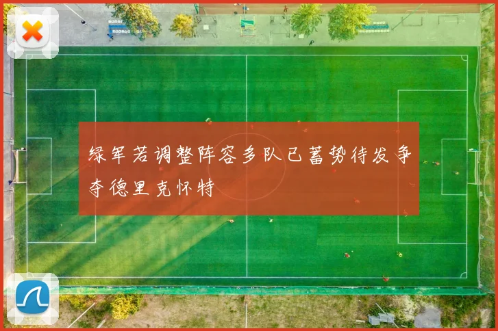 绿军若调整阵容多队已蓄势待发争夺德里克怀特