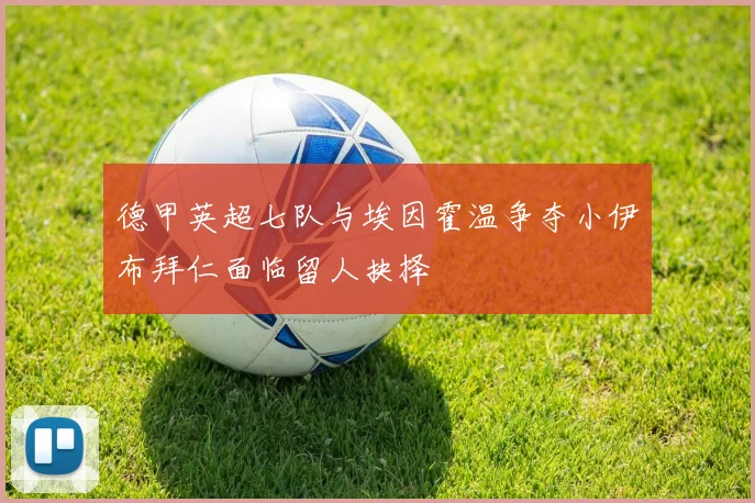 德甲英超七队与埃因霍温争夺小伊布拜仁面临留人抉择